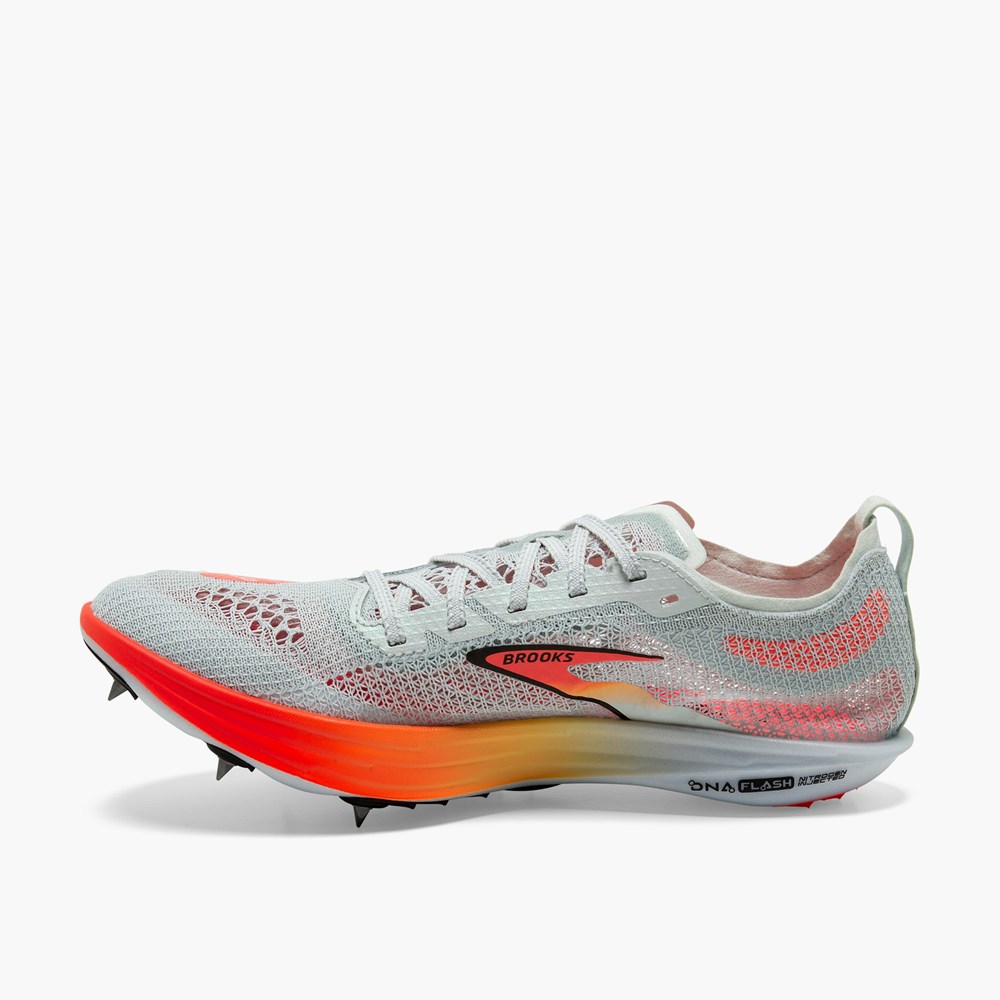 Chaussure d'Athlétisme Brooks Hyperion Elite LD Bleu Corail Orange Femme | PCO-0187532